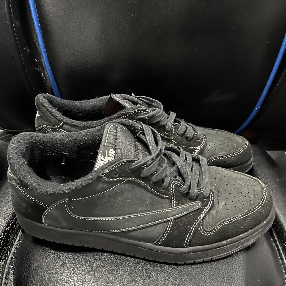 Travis Scott x Air Jordan 1 Low OG “Black Phantom” – Size 10 – With Box
